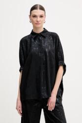 Silvian Heach felső lenvászonnal SILIA - fekete 36