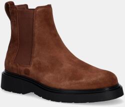 Calvin Klein bőr bokacsizma COMBAT ESS CHELSEA BOOT SU - barna Férfi 44