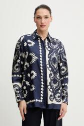 Max Mara selyem ing LASTRA - sötétkék 42