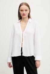 Abercrombie & Fitch blúz pamutból - fehér M