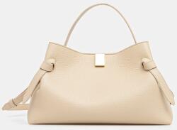 Yuzefi bőr táska GYOZA - bézs Univerzális méret