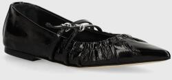 MSGM bőr balerina cipő - fekete Női 40