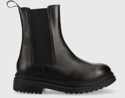 Marella bőr bokacsizma - fekete Női 40