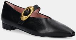 Pretty Ballerinas bőr balerina cipő Tabitha - fekete Női 37