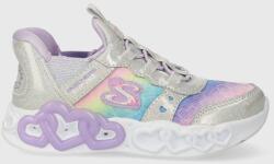 Skechers gyerek sportcipő INFINITE HEART LIGHTS ETERNAL SHIMMER - ezüst 21