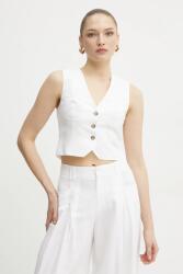 ERMANNO Firenze mellény vászonkeverékből - fehér 34