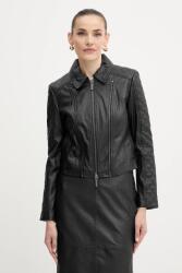 Armani Exchange bőrdzseki - fekete S