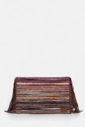 Missoni lapos táska Clutch Fringes - barna Univerzális méret