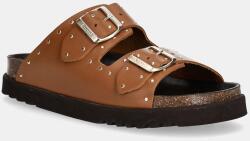 Scholl bőr papucs BEATRIZ - barna Női 37