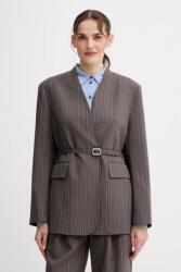 Isabelle Blanche gyapjú kabát - barna L