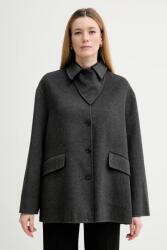 Nanushka baba gyapjúkeverék pulóver - szürke M - answear - 159 990 Ft