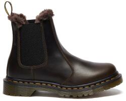 Dr. Martens bőr bokacsizma 2976 Leonore - barna Női 40