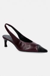 Rotate bőr tűsarkú - burgundia Női 38