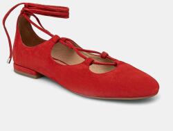 Answear. LAB velúr balerina - piros Női 39
