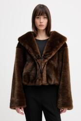 Nanushka rövid kabát ESTEL - barna L
