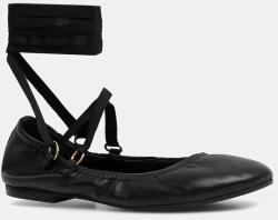Jonak bőr balerina cipő DESIREUSE CUIR - fekete Női 41