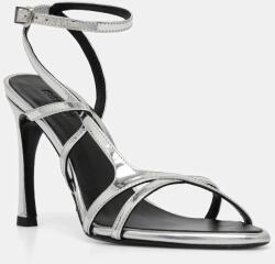 Rotate bőr szandál - ezüst Női 37