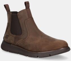Skechers nubuk chelsea csizma AUGUSTINO PAULO - barna Férfi 46