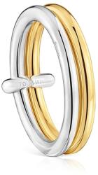 Tous ezüst gyűrű - arany 14 - answear - 38 990 Ft