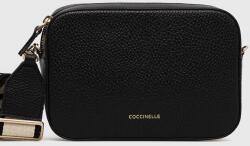 Coccinelle keresztpántos táska női bőr - fekete Univerzális méret - answear - 45 990 Ft
