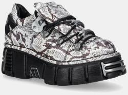 New Rock bőr sportcipő - szürke Női 40