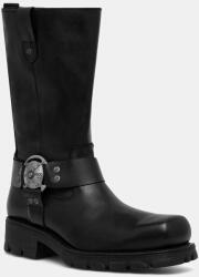New Rock bőr csizma Itali Negro, Motorcycle Negro - fekete Női 37