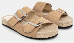 Answear. LAB bőr papucs - bézs Női 36 - answear - 24 490 Ft