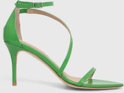 Custommade bőr szandál Amy Patent - zöld Női 36
