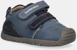 Biomecanics gyerek félcipő bőrből - kék 19