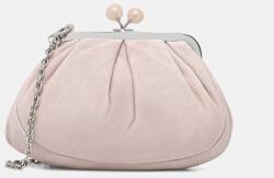 Weekend Max Mara velúr táska AVALOIS - rózsaszín Univerzális méret