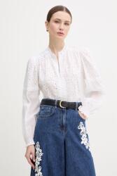 TWINSET Blúz női pamut - fehér 42