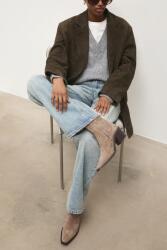 Answear. LAB magasszárú cipő velúrból - bézs Női 37