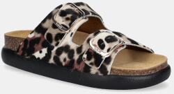 Scholl bőr papucs NOELLE - barna Női 37 - answear - 55 990 Ft