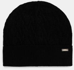Armani Exchange gyapjú sapka - fekete Univerzális méret