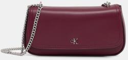 Calvin Klein keresztpántos táska női műbőr - burgundia Univerzális méret - answear - 28 990 Ft