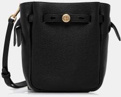 Tory Burch bőr táska Roby Small - fekete Univerzális méret