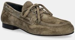 Proenza Schouler velúr mokaszin Deck - zöld Női 40