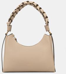Coccinelle bőr táska BOHEME GRANA DOUBLE - bézs Univerzális méret - answear - 143 990 Ft