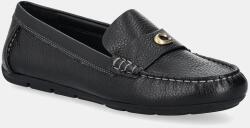 Coach bőr mokaszin Leather Driver - fekete Női 37