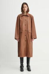 Herskind bőrkabát Halston - barna 36