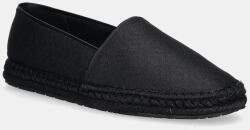 Calvin Klein espadrilles FLAT ESPADRILLE - JACQ - fekete Női 36