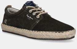 Pepe Jeans espadrilles velúrból TOURIST WEST - zöld Férfi 44