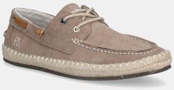 Pepe Jeans espadrilles velúrból TOURIST DECK - bézs Férfi 42