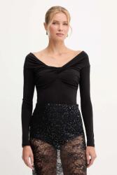 Patrizia Pepe felső - fekete 40 - answear - 45 990 Ft