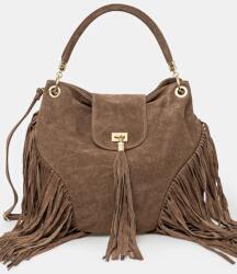 ANSWEAR velúr táska - bézs Univerzális méret - answear - 45 990 Ft