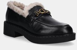 Twinset bőr mokaszin - fekete Női 40 - answear - 49 990 Ft