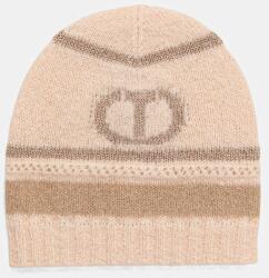 Twinset gyapjú sapka - bézs Univerzális méret