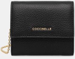 Coccinelle bőr borítéktáska - fekete Univerzális méret - answear - 50 990 Ft