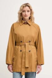 MAX&Co. MAX&Co. pamut trencskabát - sárga 42