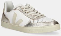 Veja gyerek bőr sportcipő Small V-10 Laces - arany 37